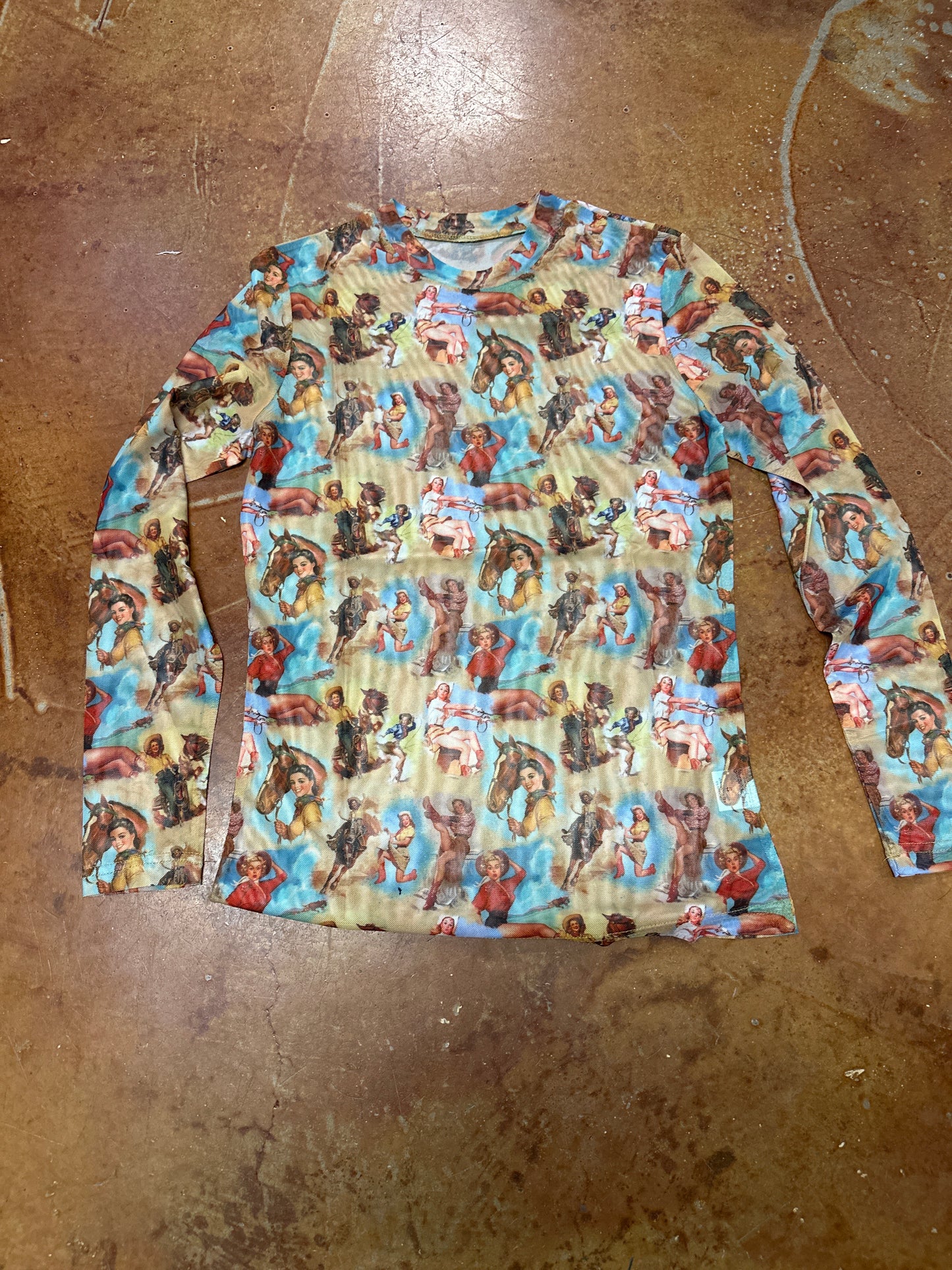 Vintage Cowgirl mesh