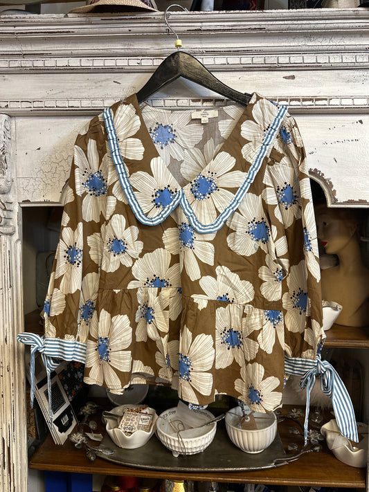 Sailor collar top
