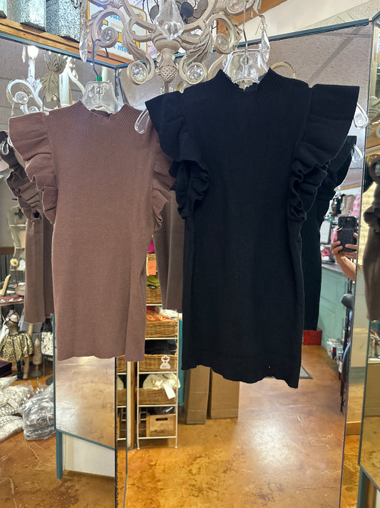 Ruffle sleeves top