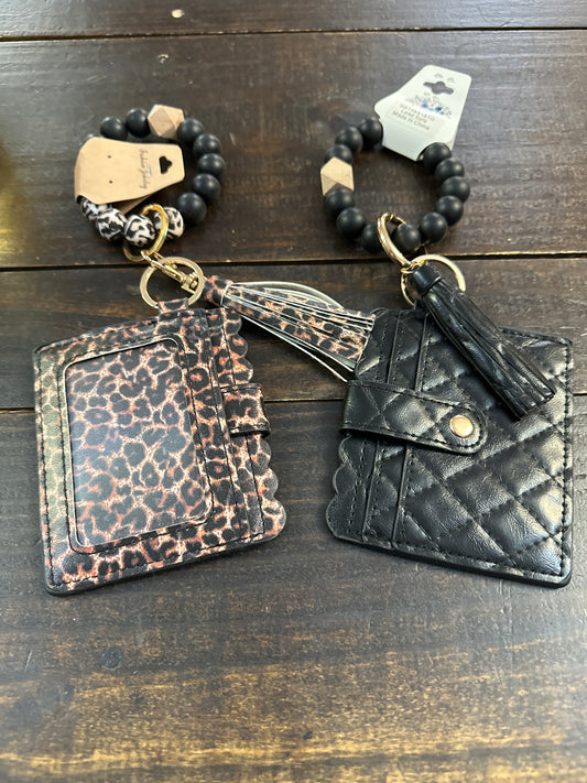 Credit card key fob wristlet