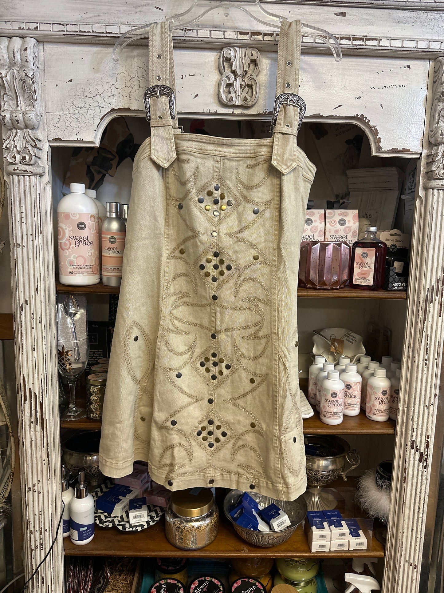 Studded Buckle dress