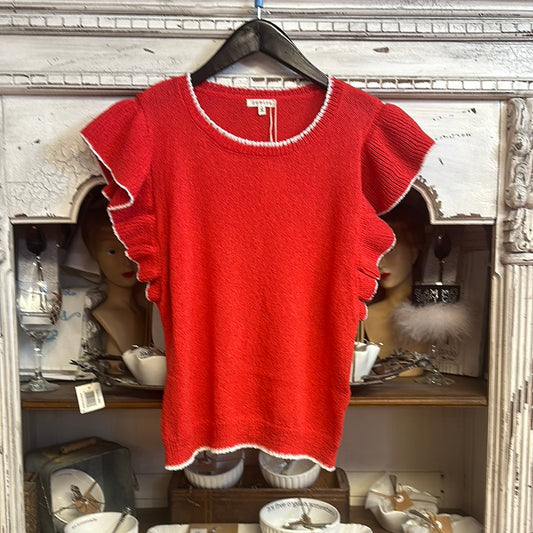 Red country sweater