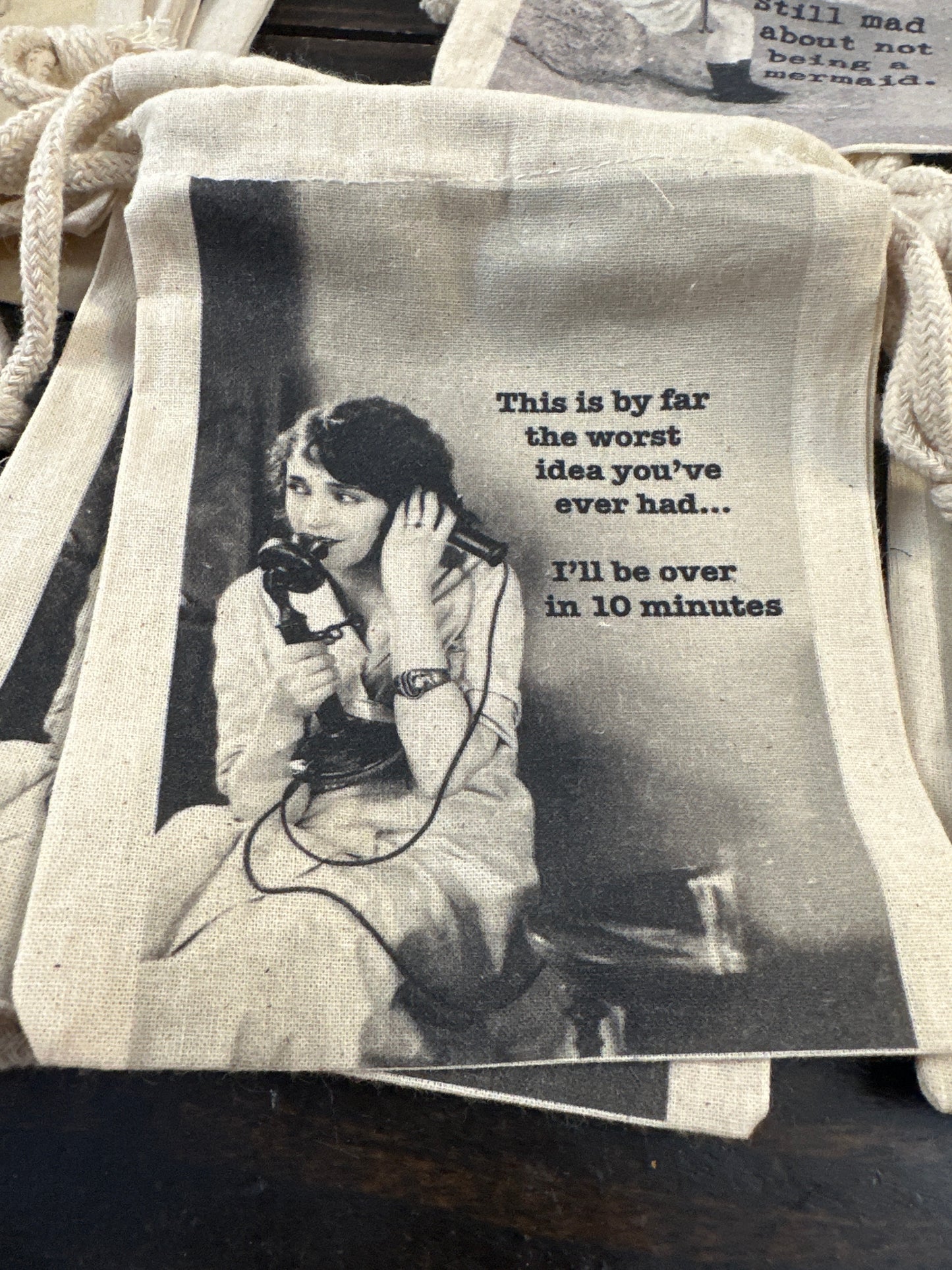 Drawstring gift bags