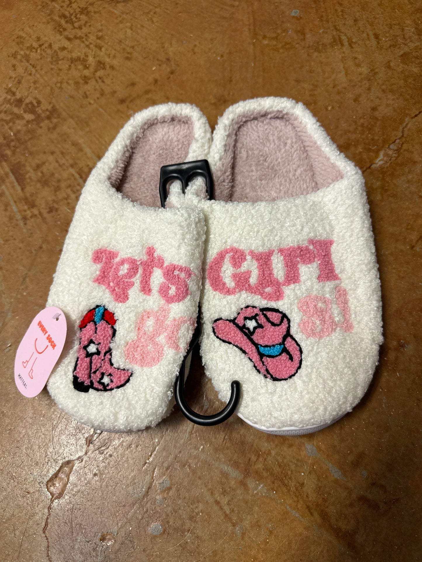 Let’s go girl house shoes
