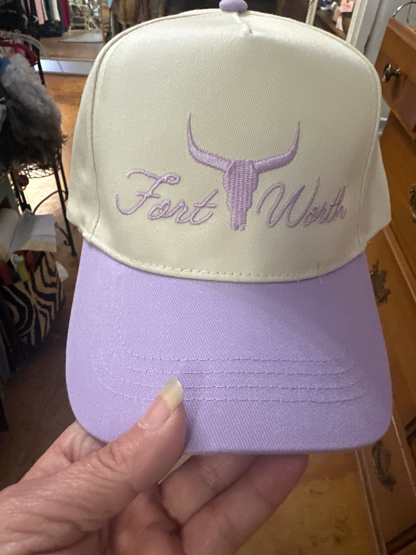 Fort Worth longhorn cap