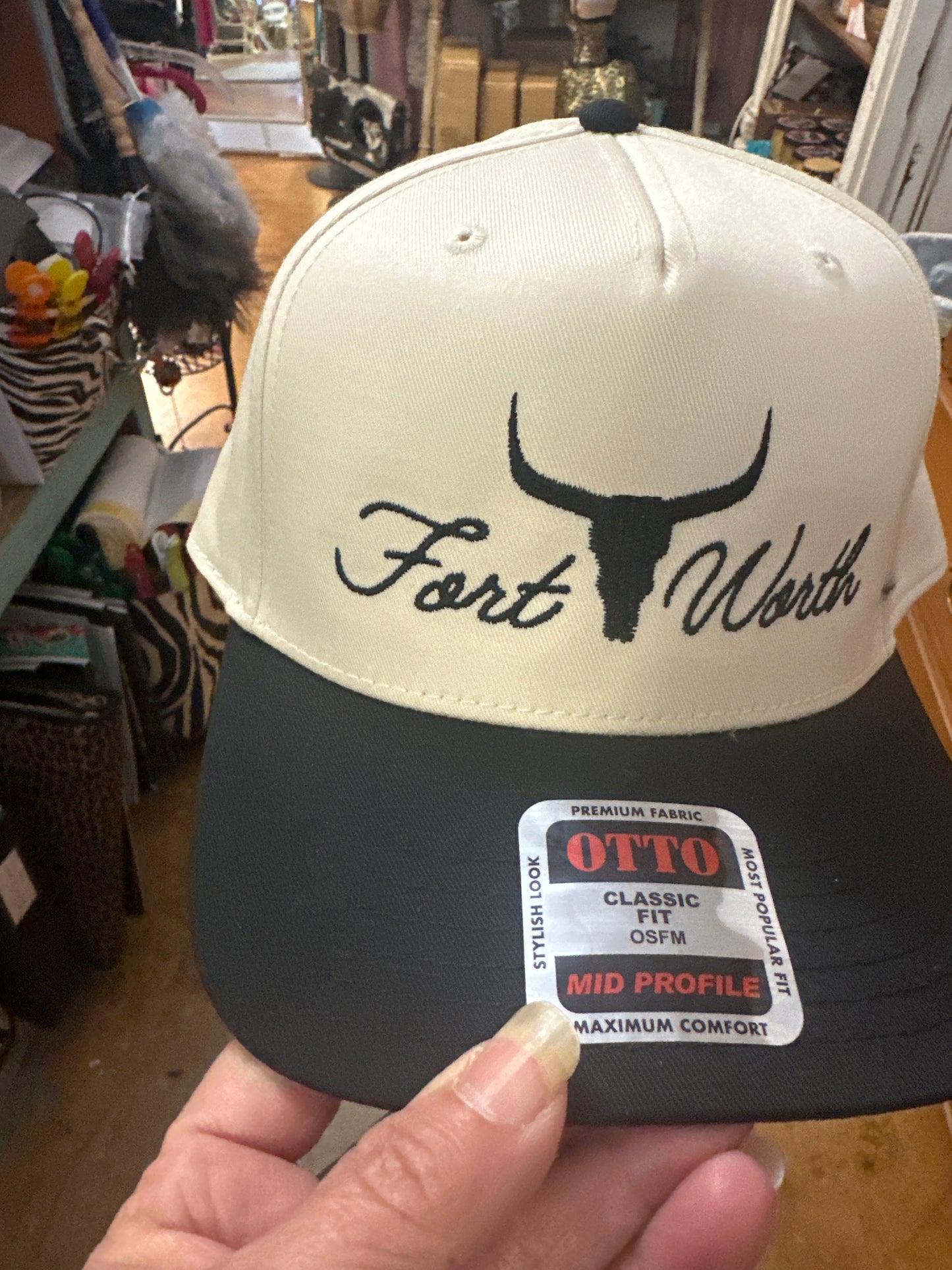 Fort Worth longhorn cap