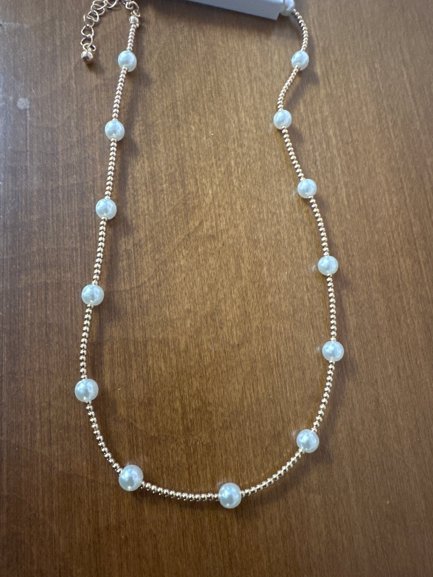 Pearl flower necklace