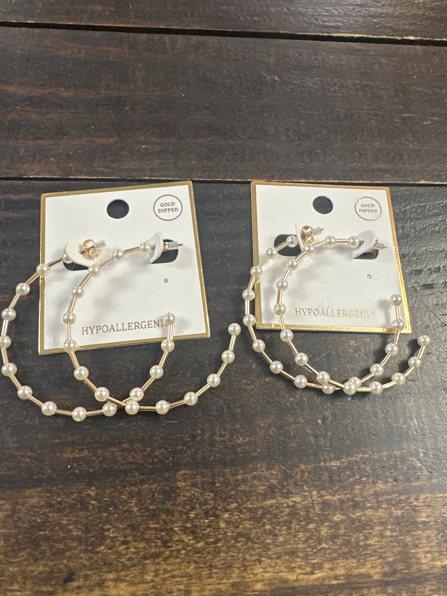 Pearl Hoops