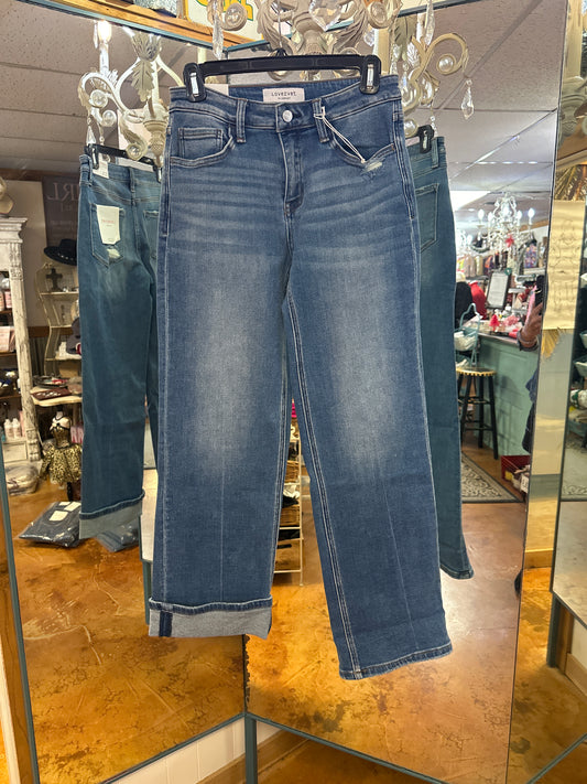 Mid-Rise cuffed Jean