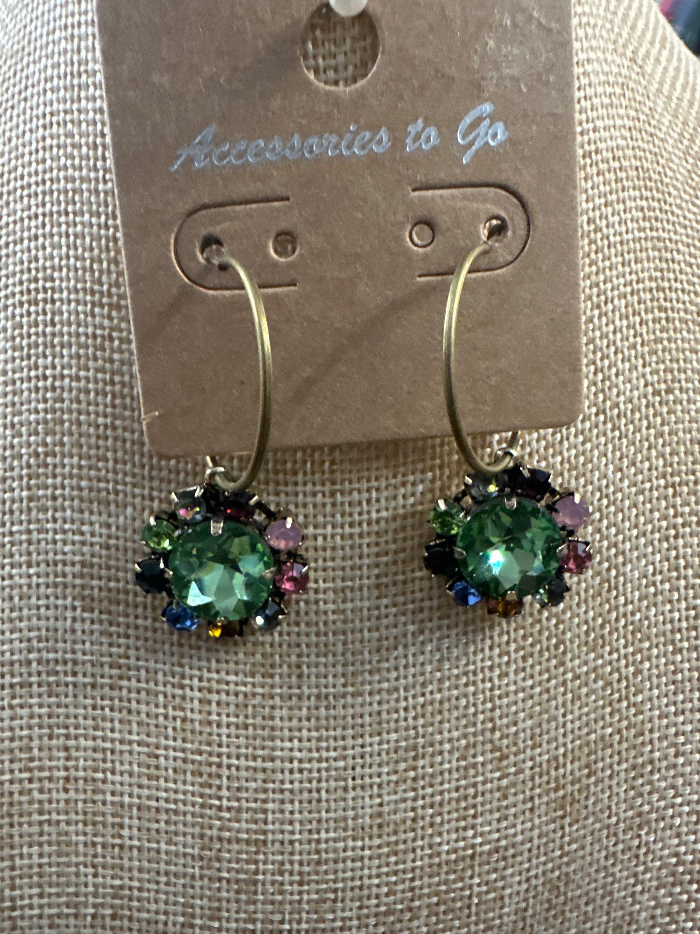 Disc earrings
