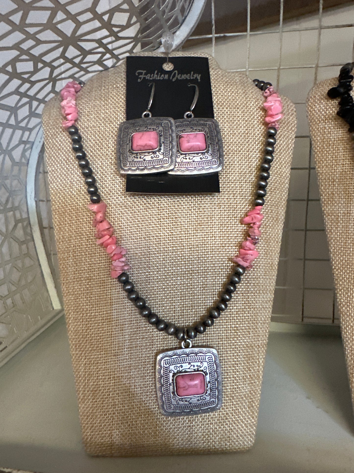 Square Sundance Necklace