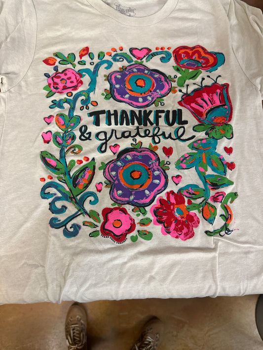 Thankful & grateful Tee
