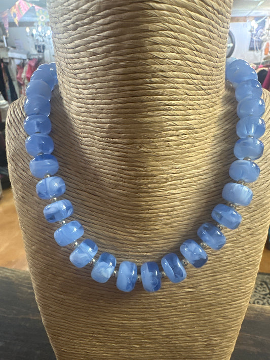 Cobalt necklace