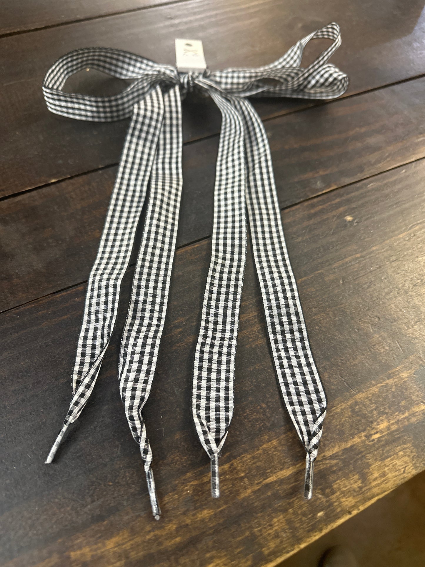 Check shoe laces