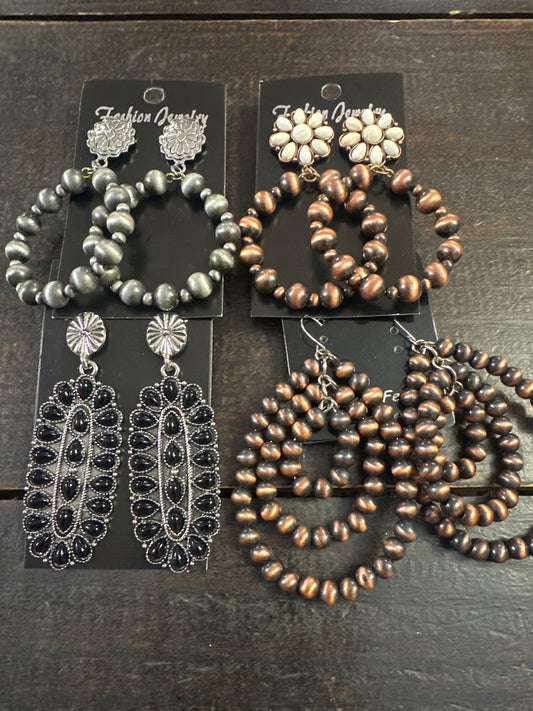 SW earrings
