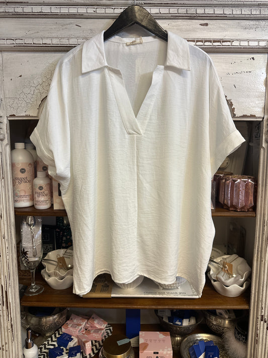 White collar Top Plus