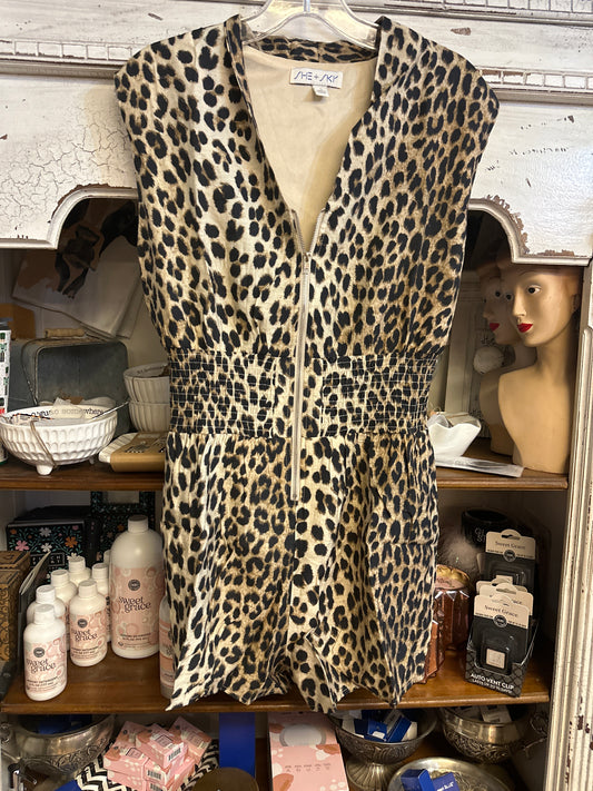 Leopard romper
