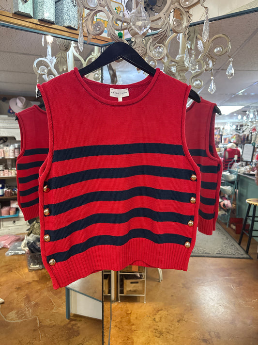 Stripe nautical sweater