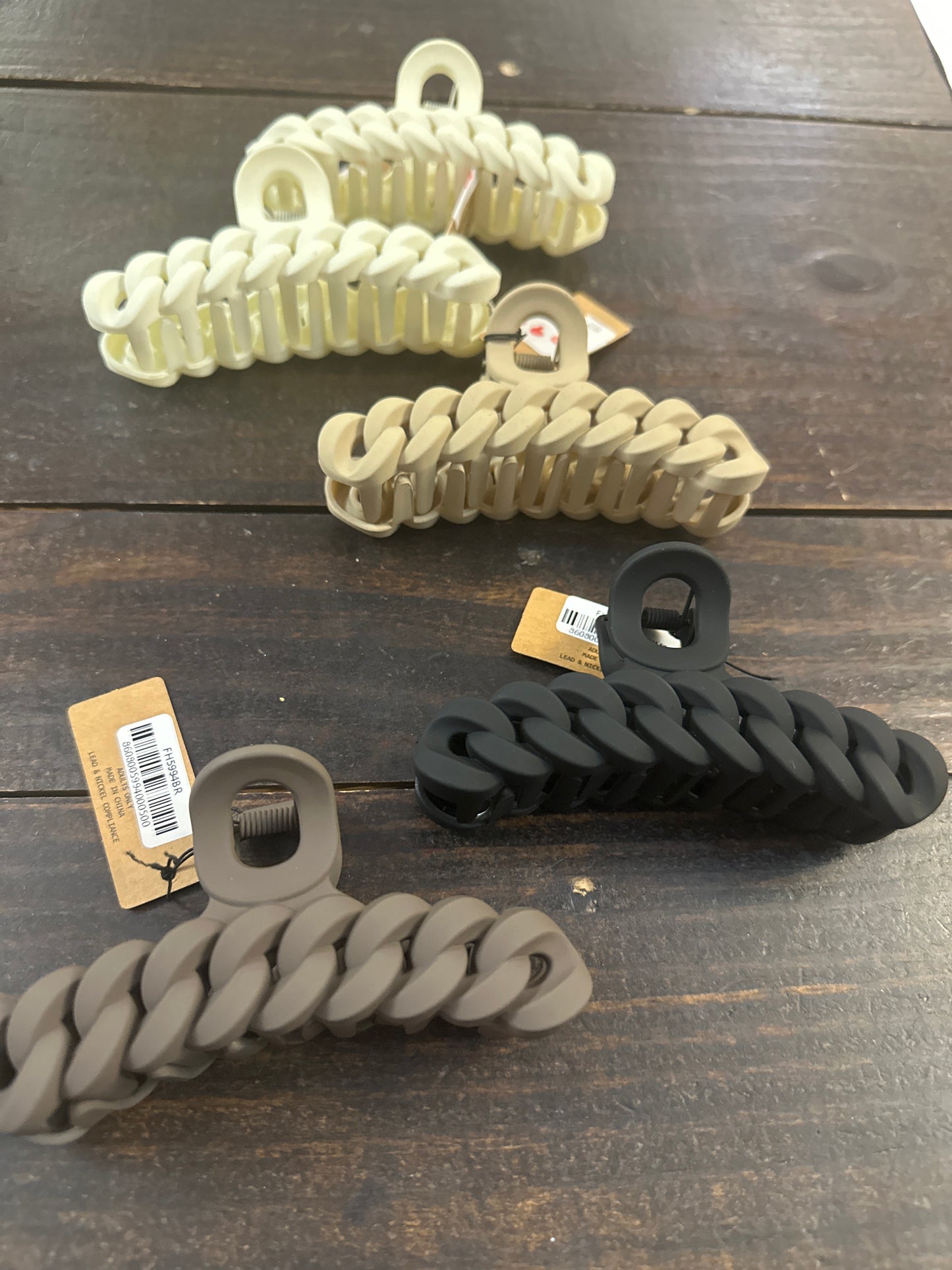 Braided hair clips