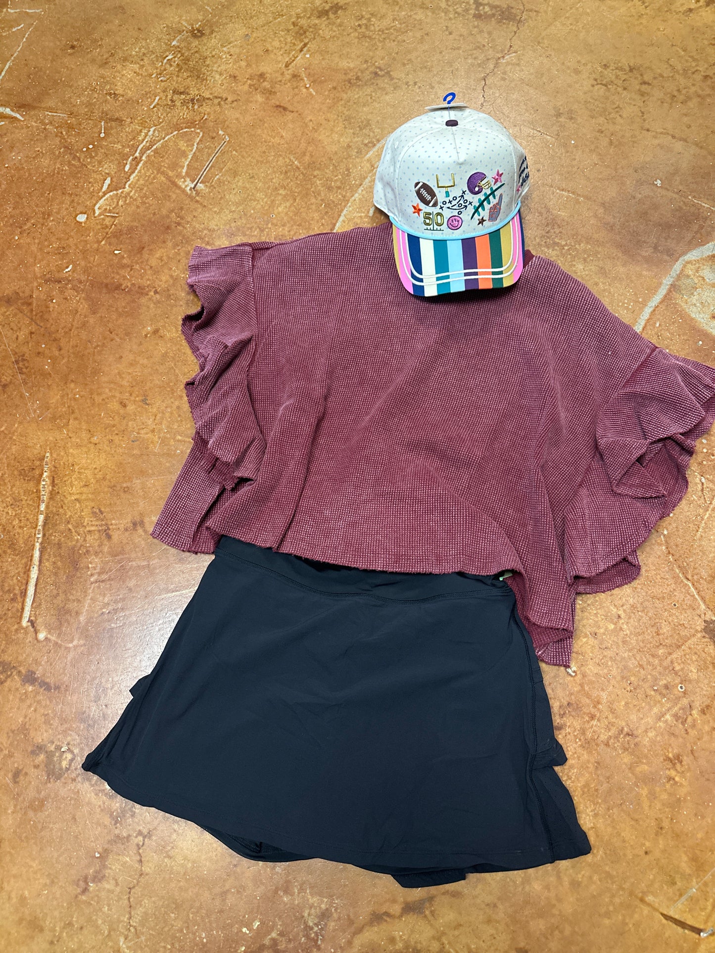 Flutter sleeve top