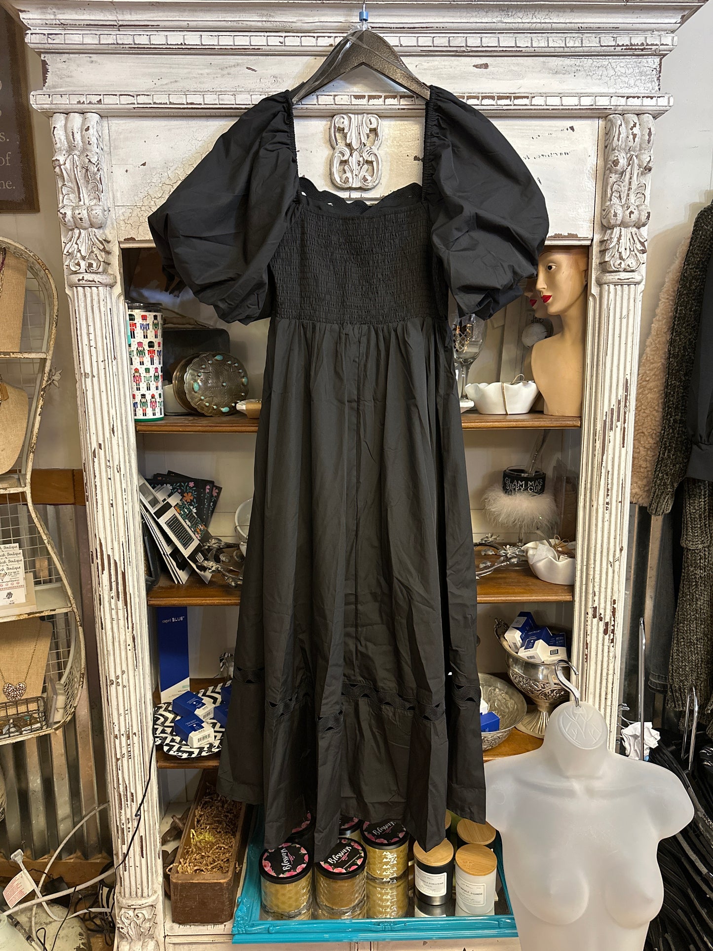Rick Rack Black Dress