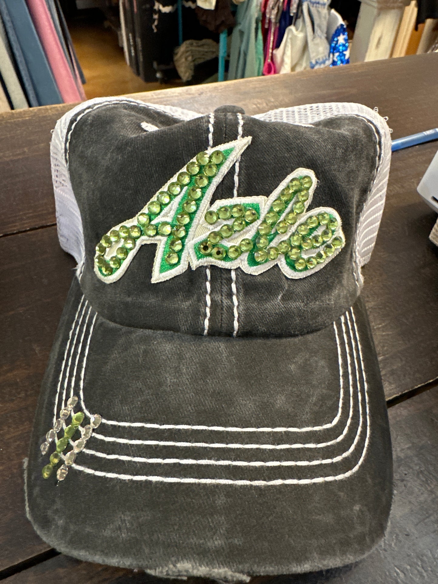 AZLE BLING TRUCKER CAP