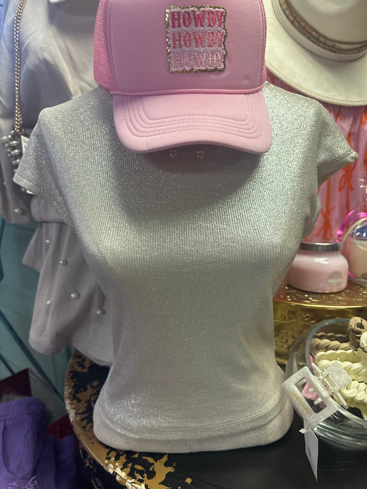 Metallic top