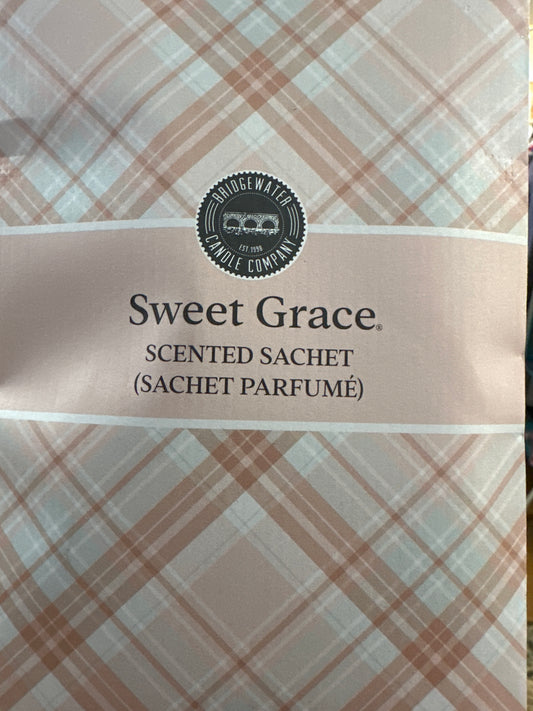 Sweet Grace plaid sachet