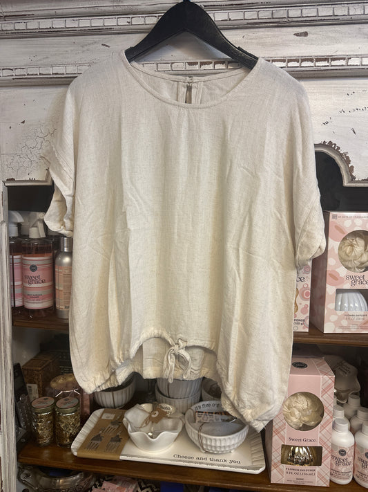 Oatmeal drawstring