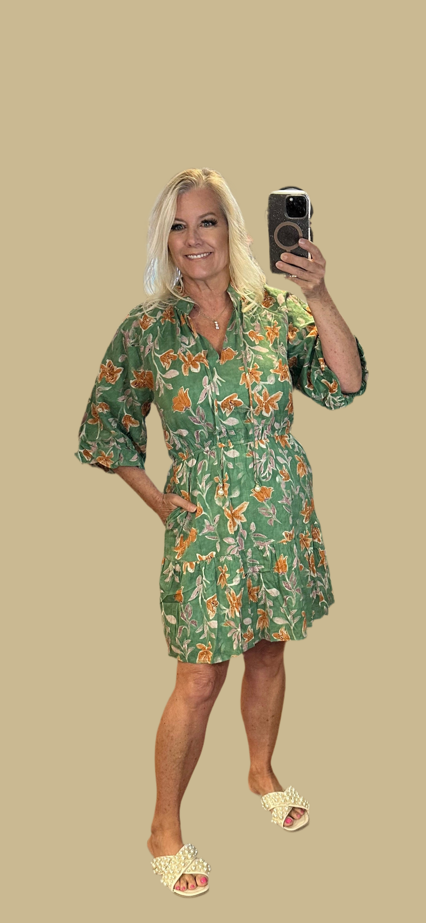 Sage sharon Dress