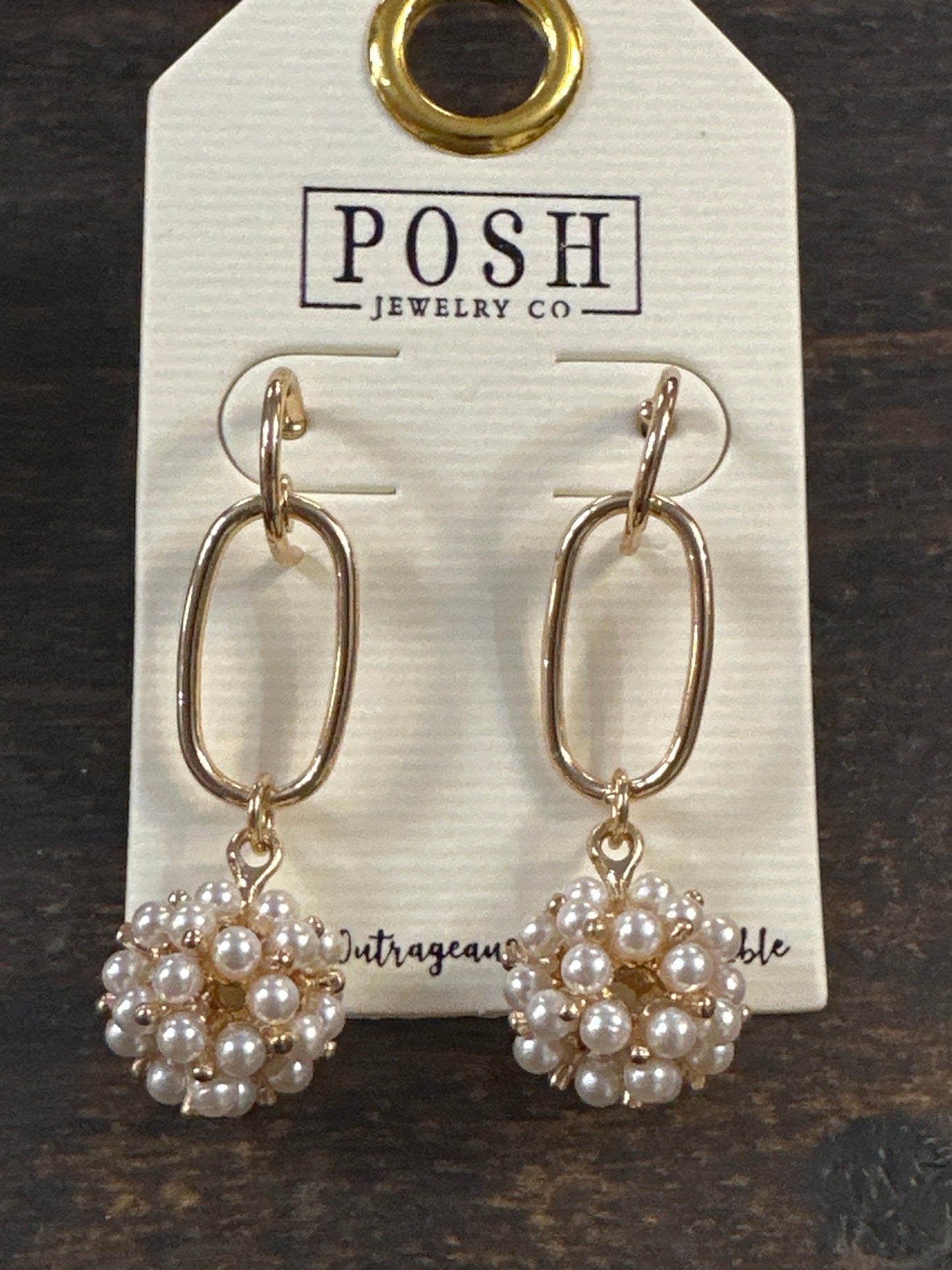 Posh pearl cluster