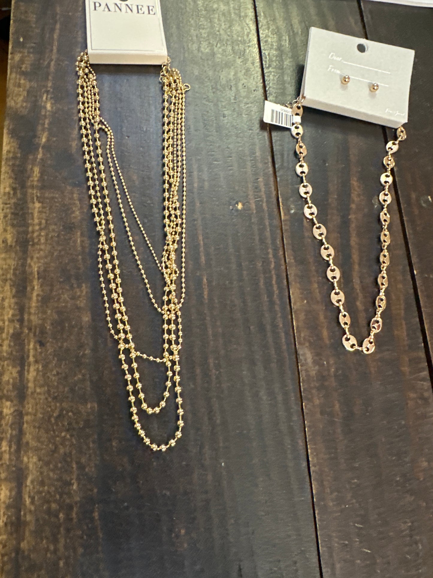 Gold necklace