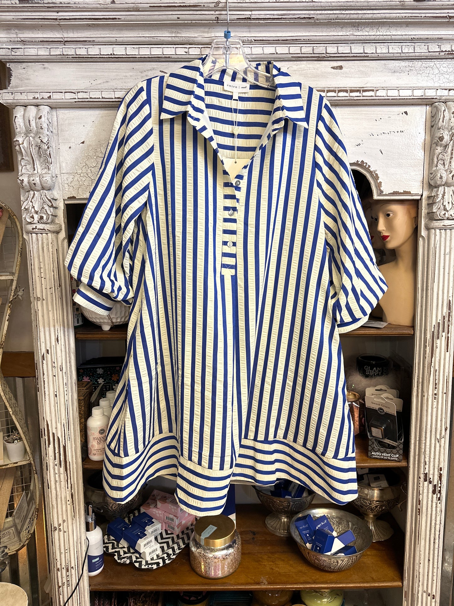 stripped dress