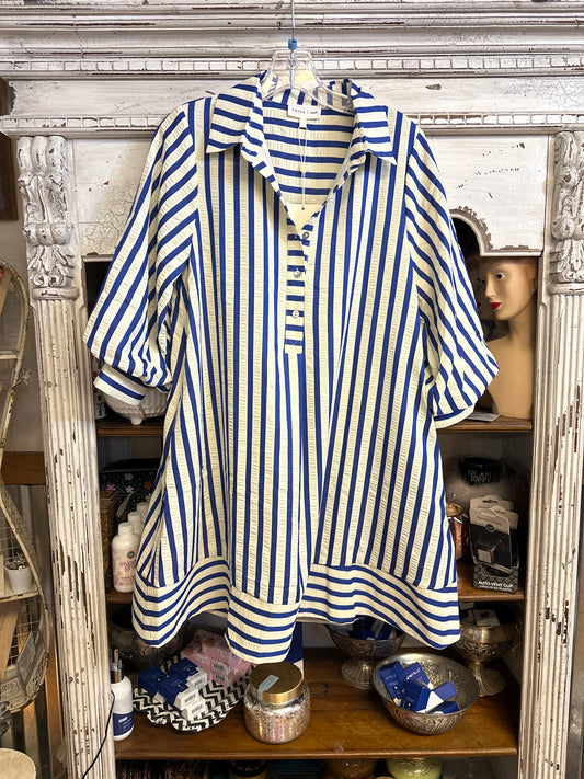 stripped dress