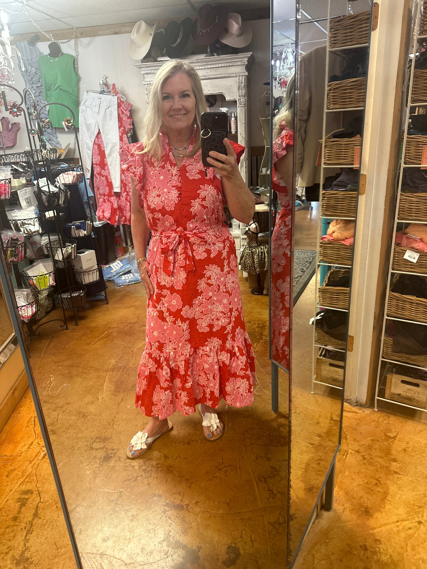 Flora maxi dress