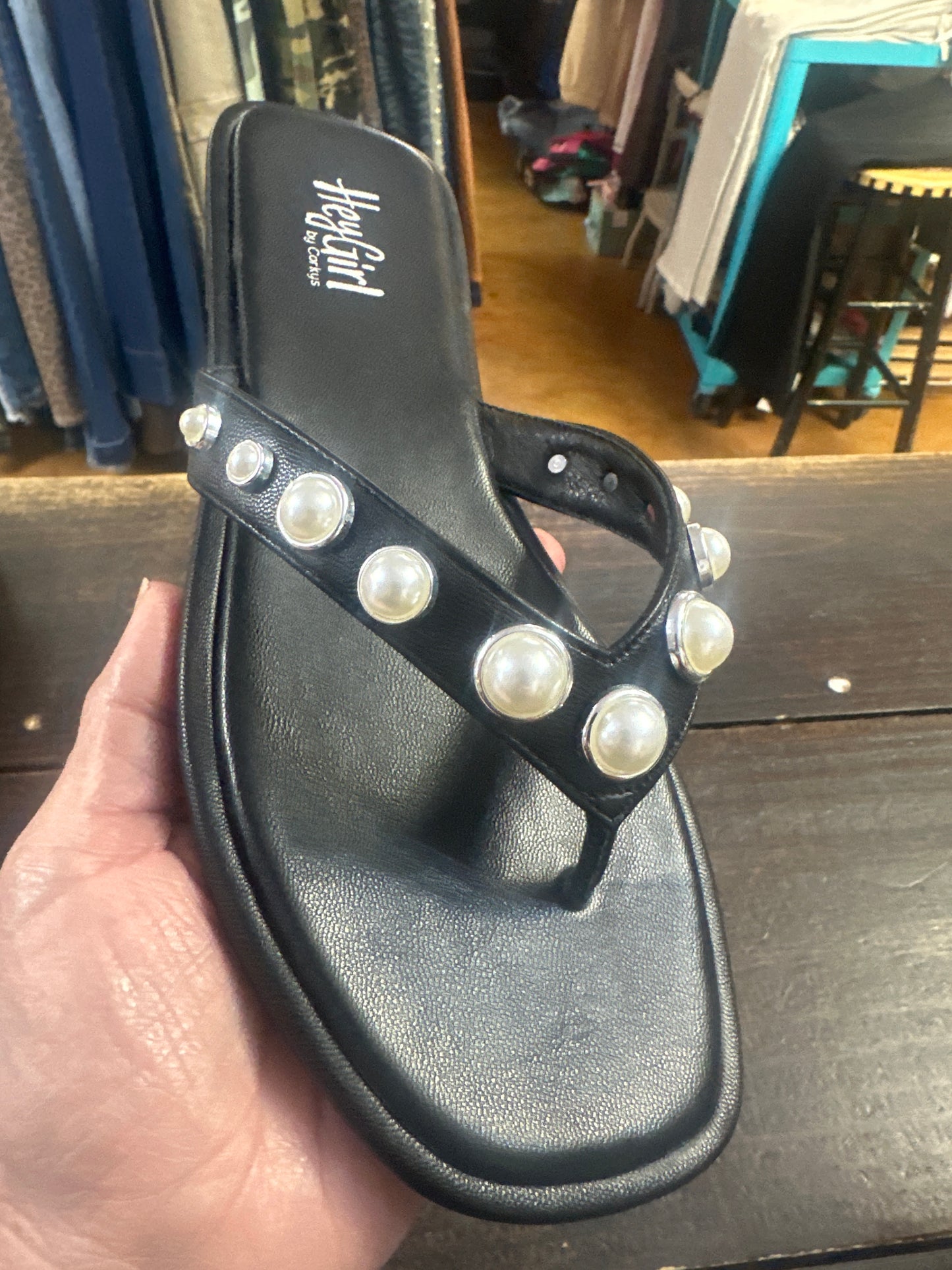 Jump in pearl Sandal