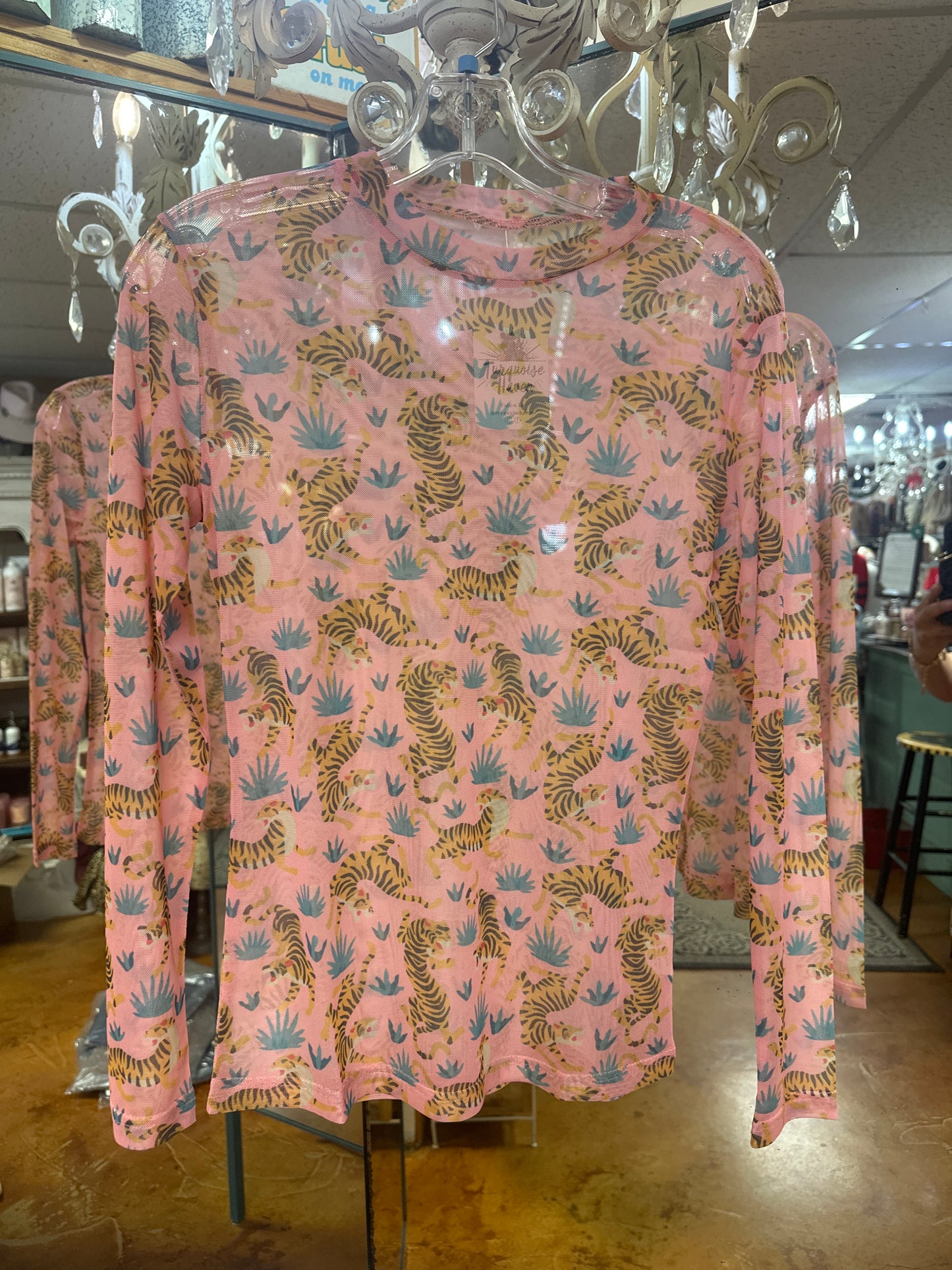Mesh Tiger top