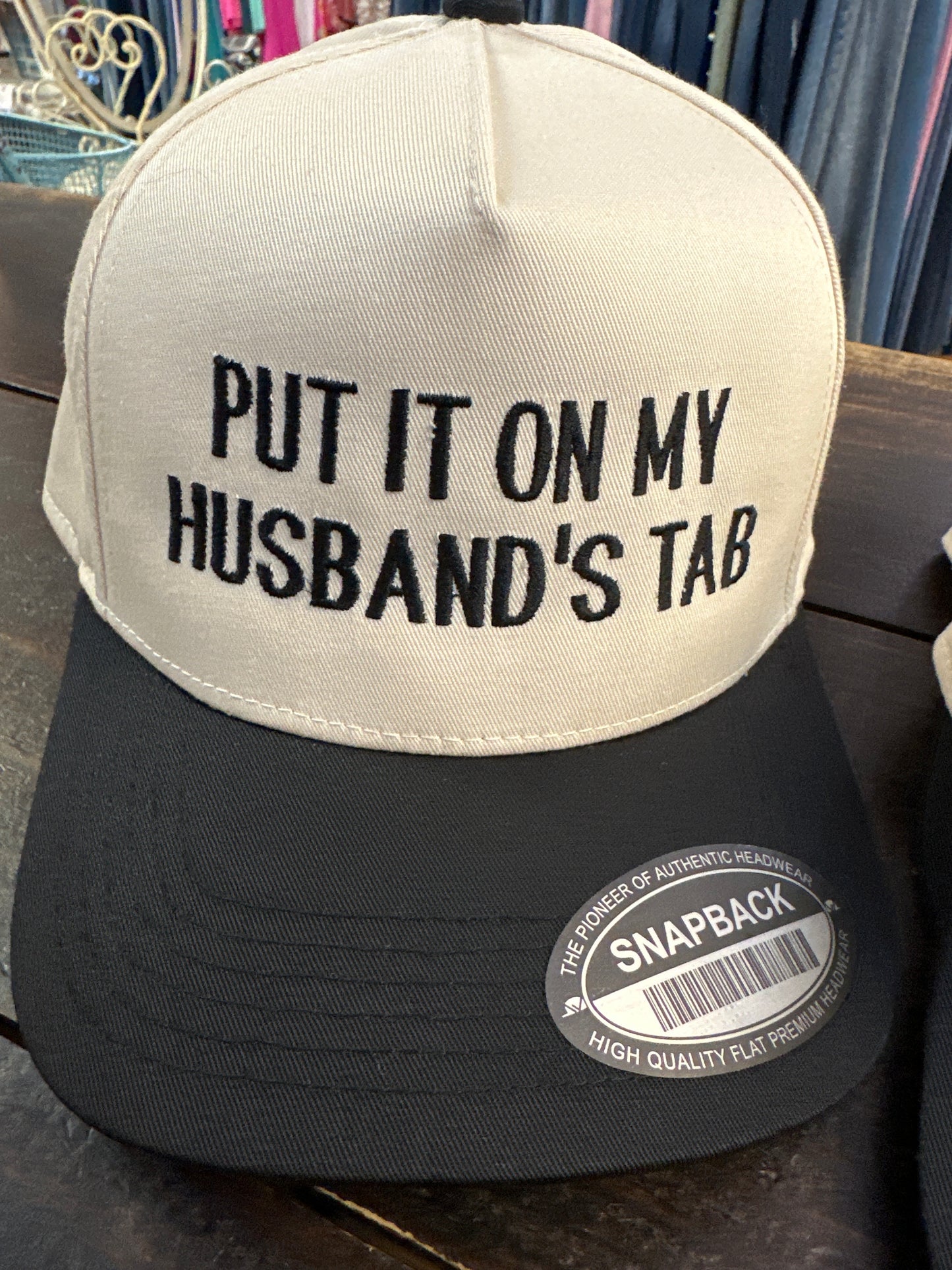Put it on my Boyfriend's tab cap