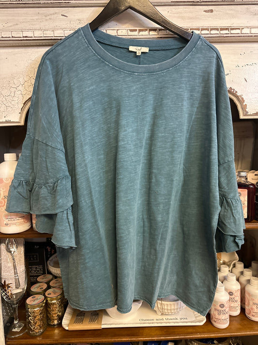 Wing Ruffle Tee