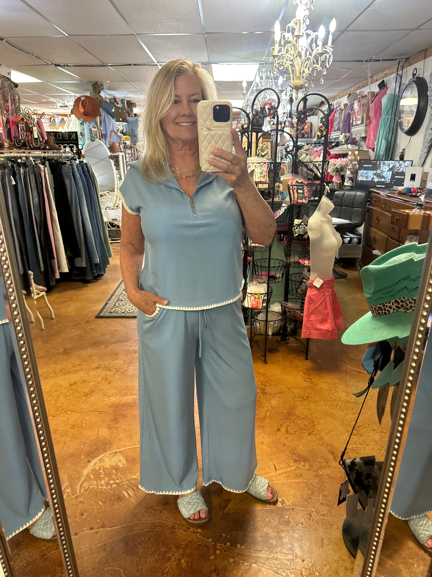 2 piece Ice Blue