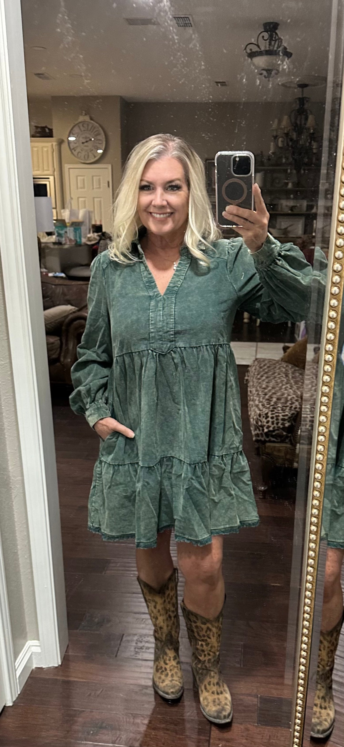 Misty Corduroy Dress