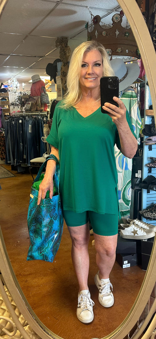 Comfy Biker shorts & Top