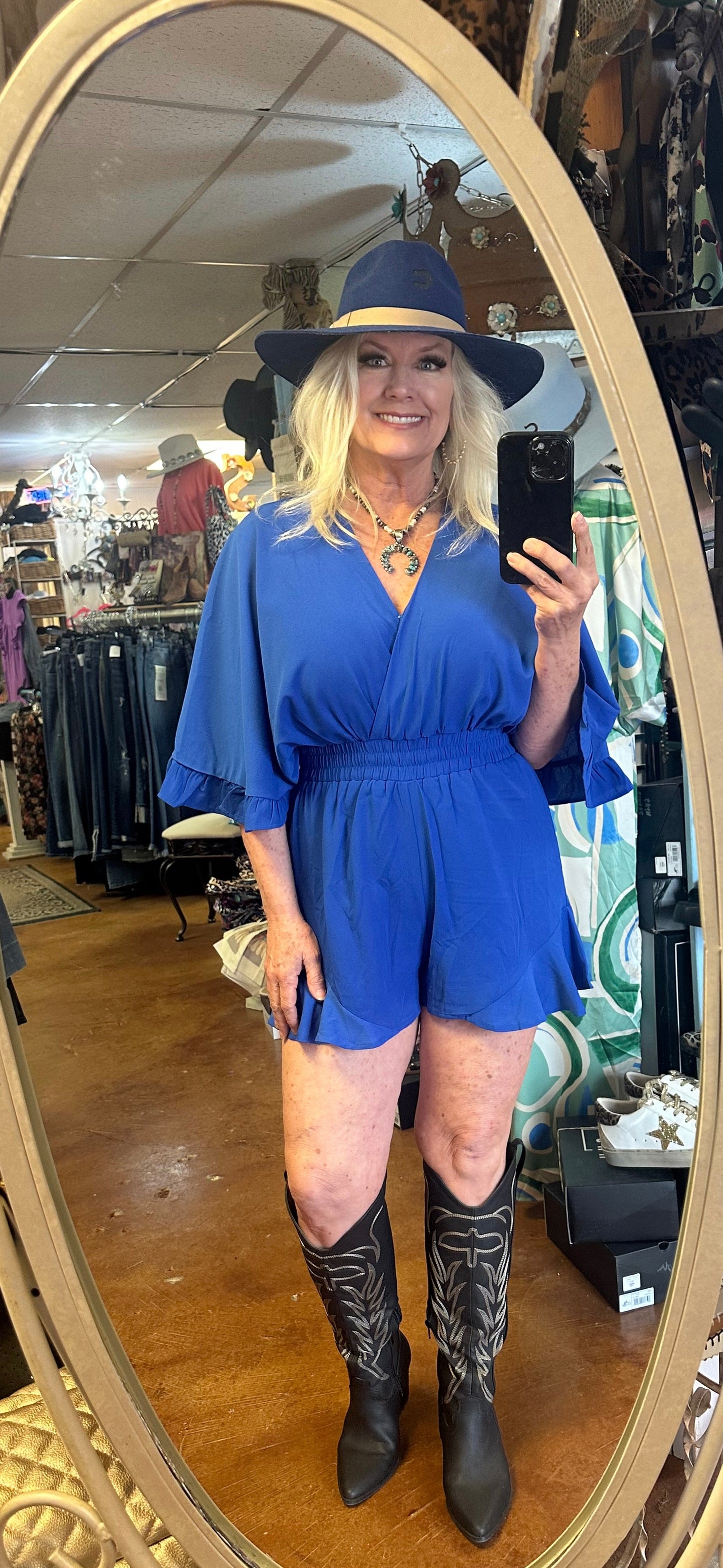 Blue romper 3917