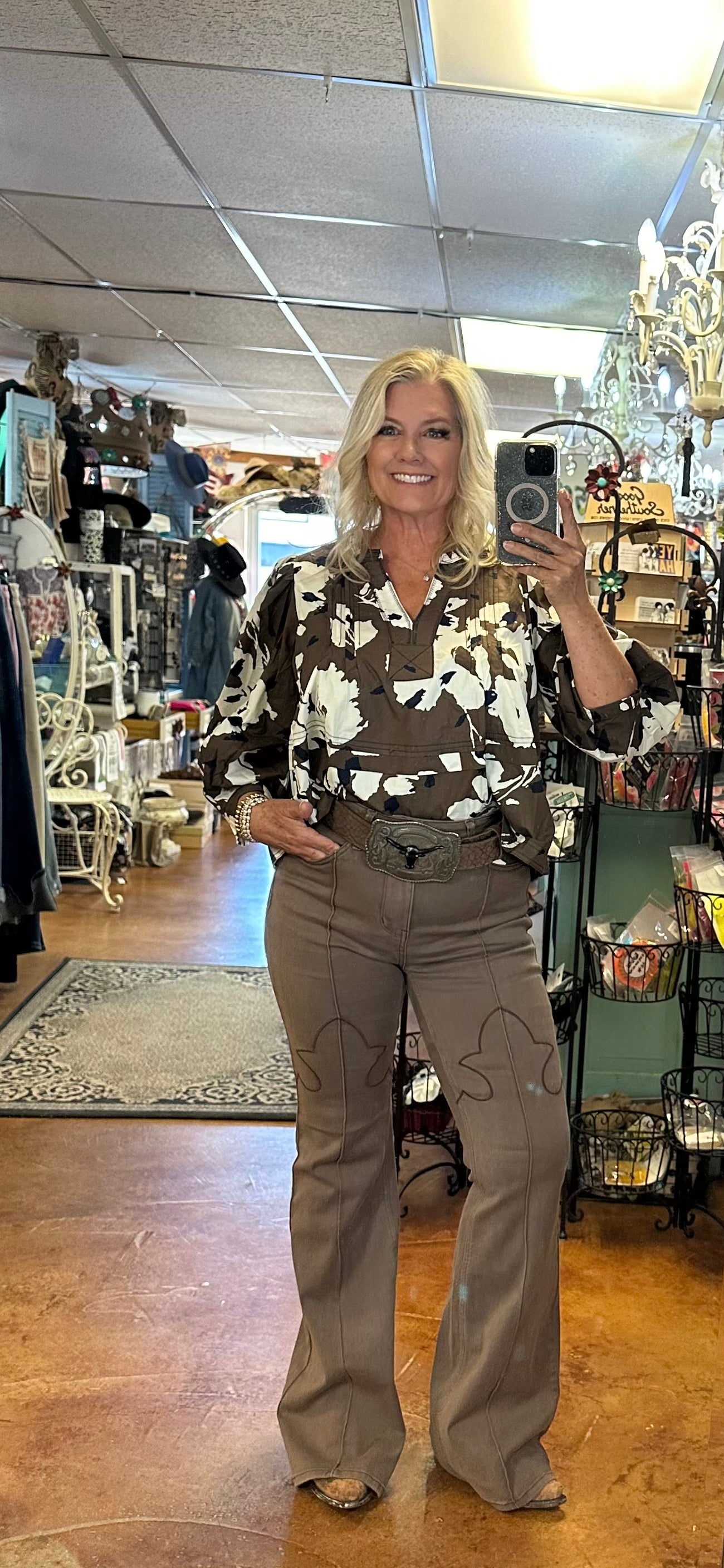 Dusty Flower top