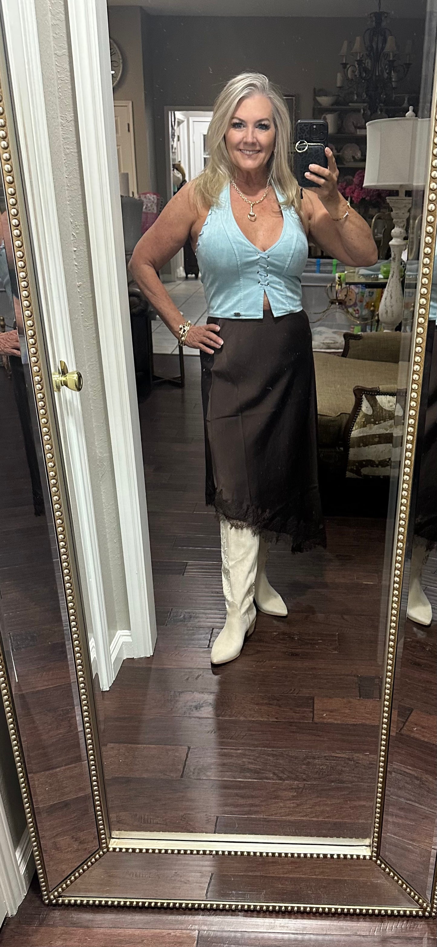 Satin Skirt