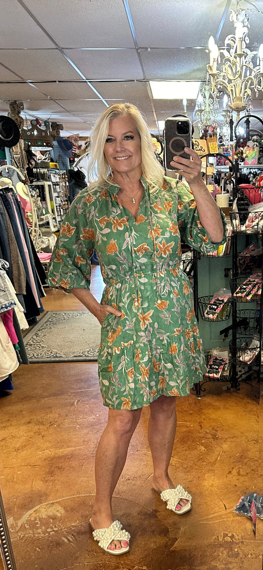 Sage sharon Dress