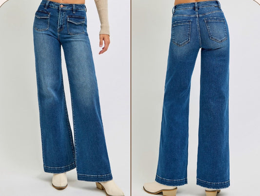 Risen denim