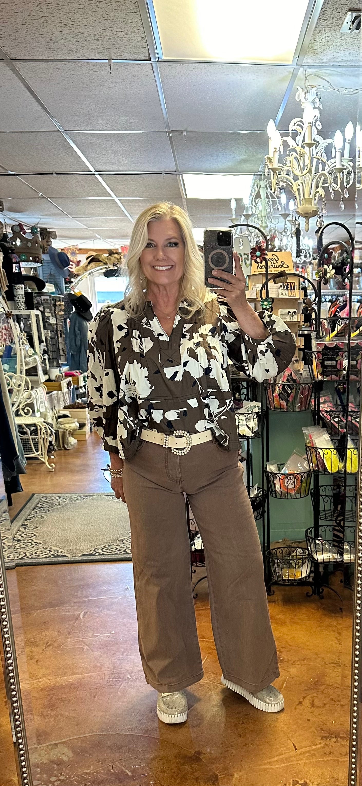 Dusty Flower top