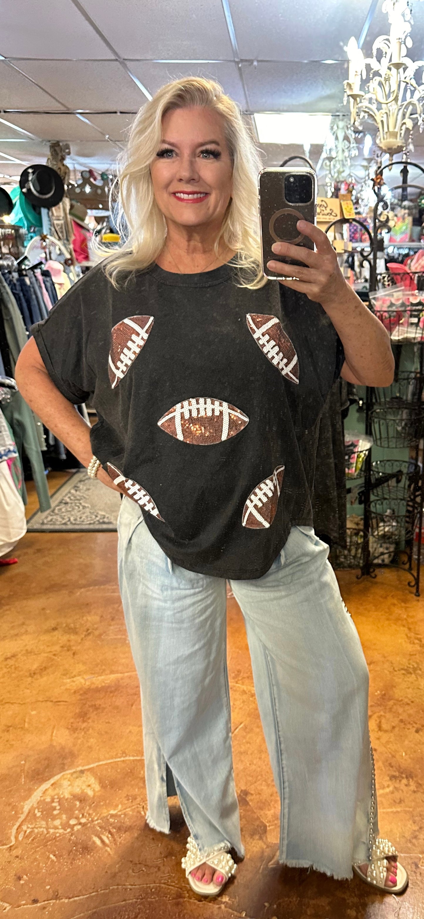 Football tee shirt