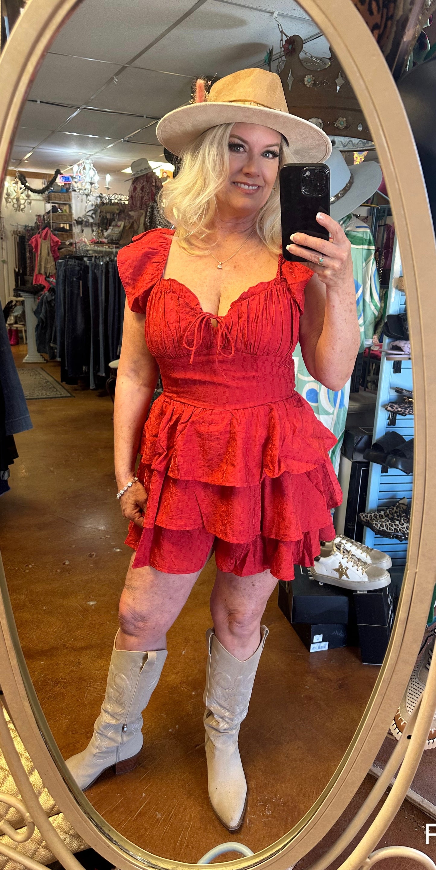 Red Romper 23154